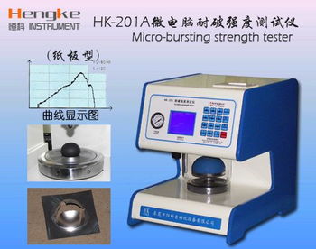 供应hk 201a 微电脑纸板耐破强度测试仪,压强度试验机